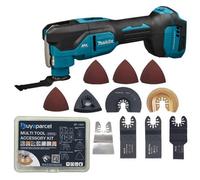 Makita Dtm53Z 18V Lxt Brushless Multi Tool Keyless Blade + 27Pc Set Plunge Blade