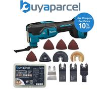 Makita DTM53Z 18v LXT Brushless Multi Tool Keyless Blade + 27pc Set Plunge Blade