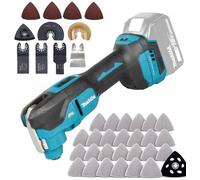 Makita Dtm53Z 18V Lxt Brushless Multi Tool Keyless Blade + 53Pc Set Plunge Blade
