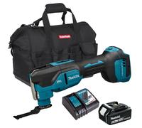 Makita DTM53Z 18V LXT Brushless Multi Tool With 1 x 5.0Ah Battery Charger & Bag