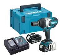 Makita Dtw1001Rfj 18V Lxt Brushless Impact Wrench 3/4 + 2 X 3.0Ah + Makpac