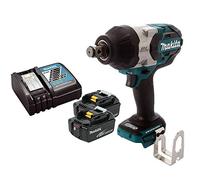 Makita DTW1001Z 18V Brushless Impact Wrench with 2 x 5Ah Batteries & Charger