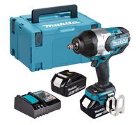 Makita Dtw1002Rtj 18V Lxt Brushless Impact Wrench 1/2 + 2 X 5.0Ah + Makpac