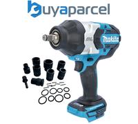 Makita DTW1002Z 18v LXT Brushless Cordless Impact Wrench 1/2 Drive +9 pc Socket