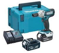 Makita Dtw190Rtj 18V Cordless Lxt 1/2" Impact Wrench + 2 X 5.0Ah Charger +Makpac