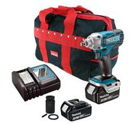 Makita Dtw190Rx2 18V Cordless Lxt 1/2" Scaffolders Impact Wrench Kit + 2 X 3.0Ah