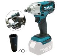 Makita Dtw190Z 18V Cordless 1/2" Impact Wrench Scaffolding Tool + 21mm Socket