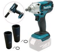 Makita Dtw190Z 18V Cordless 1/2" Impact Wrench Scaffolding Tool + 2X 21mm Socket