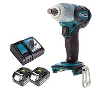 Makita DTW251 18V Li-ion LXT 1/2" Impact Wrench with 2 x 3Ah Batteries & Charger