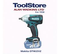 Makita DTW251Z 18 Volt Cordless Impact Wrench Body Only 1/2 Drive
