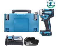 Makita DTW300 18V Brushless Impact Wrench With 1 x 5Ah Battery, Charger & Case