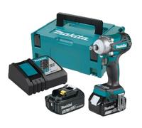 Makita DTW300RFJ Cordless Impact Wrench, Brushless, Li-Ion, LXT, 18V, 3.0Ah