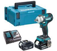 Makita DTW300 18v LXT Cordless Brushless 1/2" Drive Impact Wrench 2 x 5ah Li-ion Charger Case