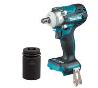 Makita DTW300Z 18V 1/2" Brushless Impact Wrench Body with 21mm Impact Socket