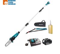 Makita DUA200RT 18v Cordless Pole Saw 200mm Brushless 1 X 5.0ah Batter