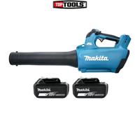 Makita DUB184 18V LXT Brushless Leaf Blower With 2 x 5.0Ah Batteries