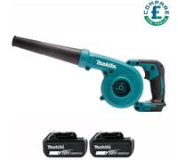 Makita DUB185Z 18V LXT Cordless Blower / Vacuum WIth 2 x 5.0Ah Batteries