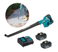 Makita DUB186SFE 18v Cordless Garden Leaf Blower Lithium Ion Long Nozzle 2x3.0ah