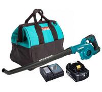Makita Dub186Z 18V Cordless Garden Leaf Blower Li-Ion + 1 X 3.0Ah, Charger + Bag