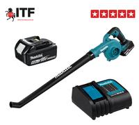 Makita DUB186Z 18V LXT Leaf Blower 5.0Ah BL1850B Battery & DC18SD Charger Set
