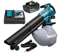 Makita Dub187F002 18V Lxt Brushless Cordless Garden Leaf Blower Vacuum + 3Ah