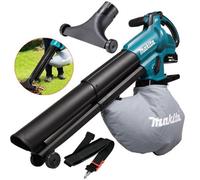 Makita Dub187Z 18V Lxt Brushless Cordless Leaf Blower Vacuum + Bag + T Nozzle +