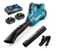 Makita Dub362 Twin Lxt 18V 36V Brushless Turbo Leaf Blower 2 X 6.0Ah +Charger