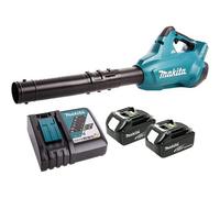 Makita Dub362 Twin Lxt 18V 36V Li-Ion Brushless Leaf Blower 2 X 5.0Ah +Charger