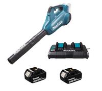 Makita DUB362PT2 18V/36V LXT Brushless Leaf Blower + 2 x 5Ah Batteries & Charger