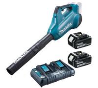 Makita Dub362Rt2 Twin Lxt 18V 36V Brushless Turbo Leaf Blower 2 X 3.0Ah +Charger