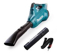 Makita Dub362Z Twin Lxt 18V / 36V Lithium Brushless Leaf Blower + Flat Nozzle