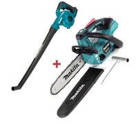 Makita Duc254Z 18V Lxt Cordless Brushless 25Cm Chainsaw & Dub186Z Blower Bare