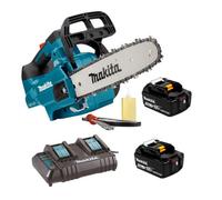 Makita Duc306Ct2 Twin 18V / 36V Lxt Cordless Lithium Ion Chainsaw 300mm 2X 5.0Ah