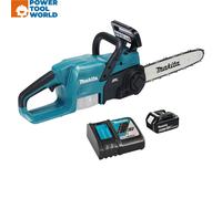 Makita DUC307 18v LXT Cordless Brushless Chainsaw 300mm 1 x 5ah Li-ion Charger