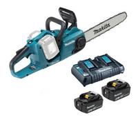 Makita Duc353 Twin 18V / 36V Lxt Cordless 35Cm Chainsaw 2 X 6.0Ah Batteries