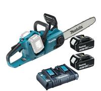 Makita Duc353Rt2 Twin 18V / 36V Lxt Cordless 35Cm Chainsaw Li-Ion 2X Batteries