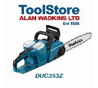 Makita DUC353Z Twin 18v 35cm Bar Chainsaw Cordless Chainsaw Body Only