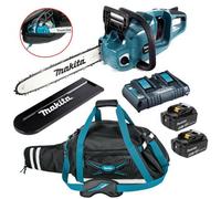 Makita Duc353Z Twin 18V / 36V Lxt Cordless 35Cm Chainsaw 2 X 6Ah + Carry Bag