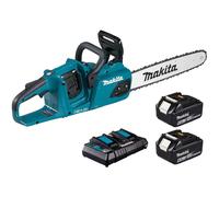 Makita DUC355PT2 36V Chainsaw 35cm (2 x 5.0Ah Batteries)