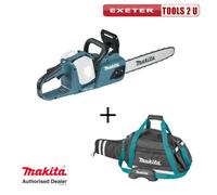 Makita DUC355Z Twin 18v / 36v LXT Cordless 35cm 14" Chainsaw Li-ion Bare & Bag
