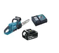 Makita DUC357RT 18v 35cm Bar Cordless Chainsaw With DC18RC Charger &am
