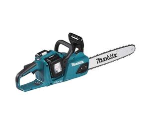 Makita DUC405PT2 Twin 18V (36V) Li-ion LXT 40cm Brushless Chainsaw Complete with 2 x 5.0 Ah Batteries and Twin Port Charger