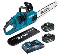 Makita Duc405Rt2 Twin 18V 36V Lxt Li-Ion Cordless Brushless Chainsaw 40Cm 2X3Ah