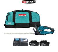 Makita DUH507Z 18V 250W Hedge Trimmer + 2 x 5Ah Batteries, Charger & LXT600 Bag