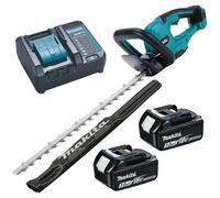 Makita Duh507Z 18V Lxt 50Cm Cordless Hedge Trimmer Electric Break 2X3Ah