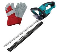 Makita Duh507Z 18V Lxt Cordless 50Cm Hedge Trimmer Electric Break Bare + Gloves