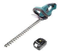 Makita DUH523 18V Cordless Li-ion Hedge Trimmer 52cm/20.5" With 1 x 5Ah Battery