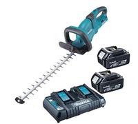 Makita Duh551Pt2 Twin Lxt 18V / 36V Li Ion Hedge Trimmer 2 X 5.0Ah Dual Charger