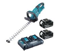 Makita Duh551Rt2 Twin Lxt 18V / 36V Li Ion Hedge Trimmer 2 X 3.0Ah Dual Charger