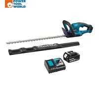 Makita DUH607 18v LXT Cordless Hedge Trimmer 600mm 1 x 5ah Li-ion Charger